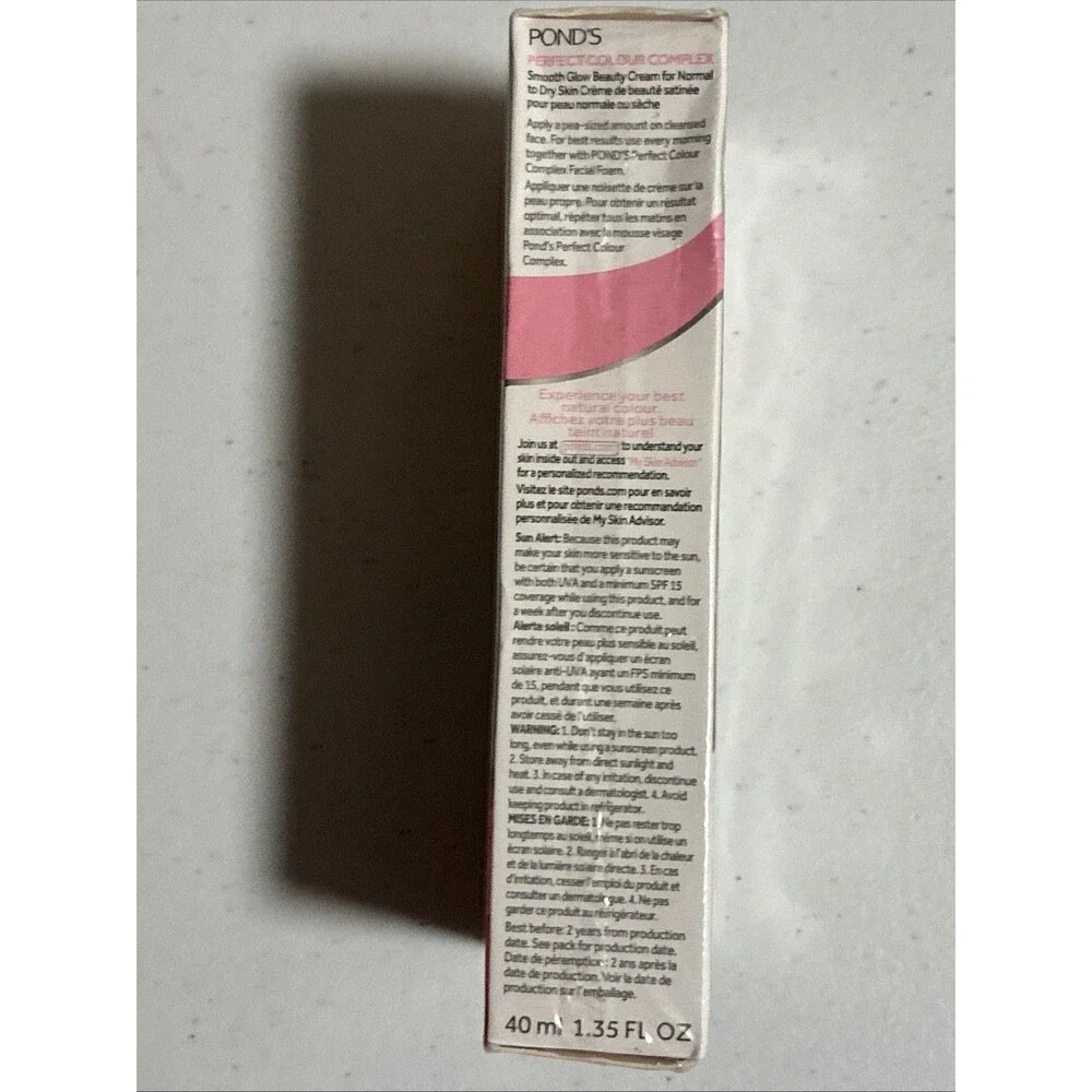 Pond's Perfect Colour Complex Beauty Cream Normal To Dry Skin 1.35 Oz